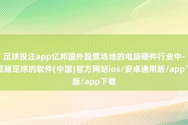 足球投注app亿邦国外股票场地的电脑硬件行业中-正规赌足球的软件(中国)官方网站ios/安卓通用版/app下载