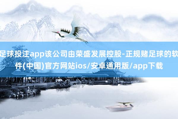 足球投注app该公司由荣盛发展控股-正规赌足球的软件(中国)官方网站ios/安卓通用版/app下载