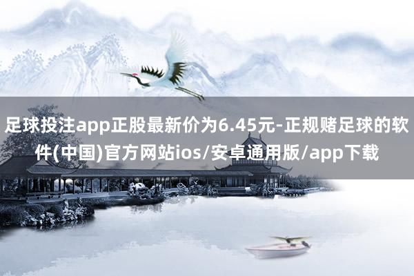 足球投注app正股最新价为6.45元-正规赌足球的软件(中国)官方网站ios/安卓通用版/app下载