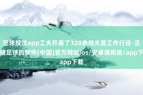 足球投注app工夫开展了320余场关爱工作行径-正规赌足球的软件(中国)官方网站ios/安卓通用版/app下载