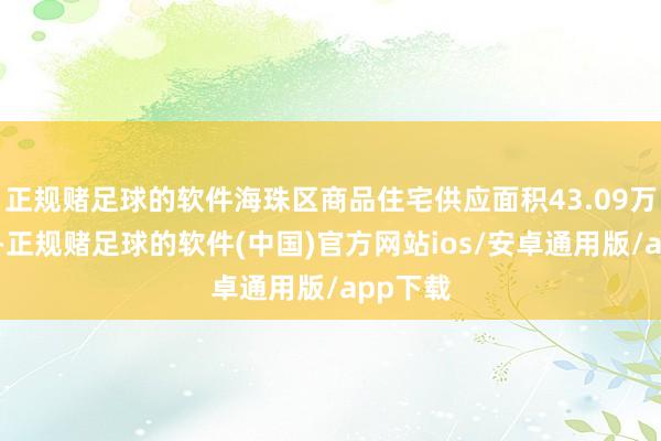 正规赌足球的软件海珠区商品住宅供应面积43.09万宽泛米-正规赌足球的软件(中国)官方网站ios/安卓通用版/app下载