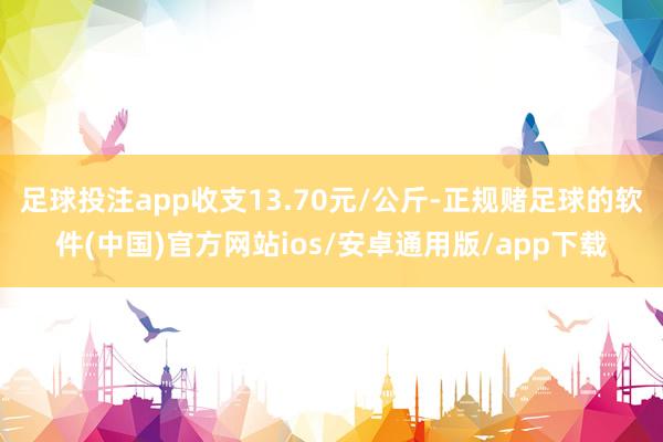 足球投注app收支13.70元/公斤-正规赌足球的软件(中国)官方网站ios/安卓通用版/app下载